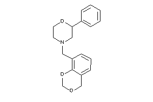 4-(4H-1,3-benzodioxin-8-ylmethyl)-2-phenyl-morpholine