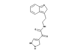 N-[2-(2H-indol-3-yl)ethyl]-2-keto-2-(3-pyrazolin-4-yl)acetamide