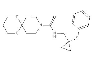 N-[[1-(phenylthio)cyclopropyl]methyl]-7,11-dioxa-3-azaspiro[5.5]undecane-3-carboxamide