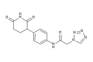 N-[4-(2,6-diketo-3-piperidyl)phenyl]-2-(tetrazol-1-yl)acetamide