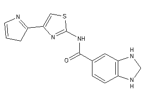 N-[4-(3H-pyrrol-2-yl)thiazol-2-yl]-2,3-dihydro-1H-benzimidazole-5-carboxamide