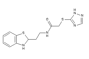 Image of N-[2-(2,3-dihydro-1,3-benzothiazol-2-yl)ethyl]-2-(1H-1,2,4-triazol-5-ylthio)acetamide