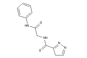 N-(2-anilino-2-keto-ethyl)-4H-pyrazole-3-carboxamide