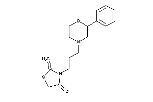 2-methylene-3-[3-(2-phenylmorpholino)propyl]thiazolidin-4-one