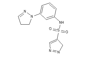 N-[3-(2-pyrazolin-1-yl)phenyl]-3H-pyrazole-4-sulfonamide