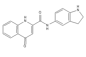 N-indolin-5-yl-4-keto-1H-quinoline-2-carboxamide