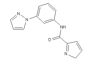 N-(3-pyrazol-1-ylphenyl)-2H-pyrrole-5-carboxamide