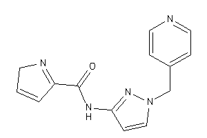 N-[1-(4-pyridylmethyl)pyrazol-3-yl]-2H-pyrrole-5-carboxamide