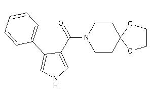 1,4-dioxa-8-azaspiro[4.5]decan-8-yl-(4-phenyl-1H-pyrrol-3-yl)methanone