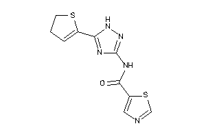 N-[5-(2,3-dihydrothiophen-5-yl)-1H-1,2,4-triazol-3-yl]thiazole-5-carboxamide