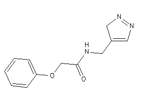 2-phenoxy-N-(3H-pyrazol-4-ylmethyl)acetamide