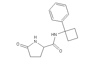 5-keto-N-(1-phenylcyclobutyl)pyrrolidine-2-carboxamide