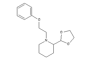2-(1,3-dioxolan-2-yl)-1-(2-phenoxyethyl)piperidine