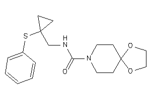 N-[[1-(phenylthio)cyclopropyl]methyl]-1,4-dioxa-8-azaspiro[4.5]decane-8-carboxamide