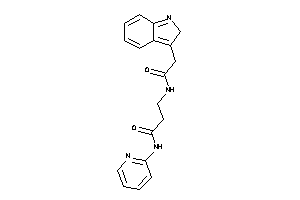 3-[[2-(2H-indol-3-yl)acetyl]amino]-N-(2-pyridyl)propionamide