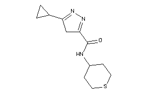 5-cyclopropyl-N-tetrahydrothiopyran-4-yl-4H-pyrazole-3-carboxamide