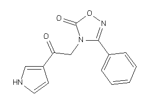 4-[2-keto-2-(1H-pyrrol-3-yl)ethyl]-3-phenyl-1,2,4-oxadiazol-5-one