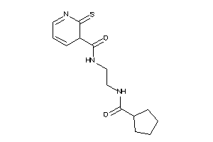 Image of N-[2-(cyclopentanecarbonylamino)ethyl]-2-thioxo-3H-pyridine-3-carboxamide