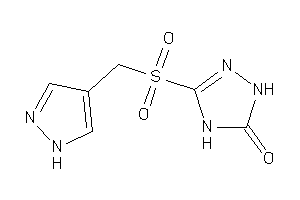 Image of 3-(1H-pyrazol-4-ylmethylsulfonyl)-1,4-dihydro-1,2,4-triazol-5-one