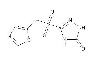3-(thiazol-5-ylmethylsulfonyl)-1,4-dihydro-1,2,4-triazol-5-one