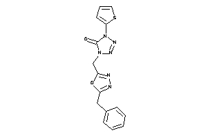 1-[(5-benzyl-1,3,4-oxadiazol-2-yl)methyl]-4-(2-thienyl)tetrazol-5-one