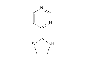 Image of 2-(4-pyrimidyl)thiazolidine