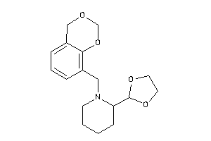 1-(4H-1,3-benzodioxin-8-ylmethyl)-2-(1,3-dioxolan-2-yl)piperidine