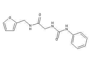 N-(2-furfuryl)-2-(phenylcarbamoylamino)acetamide