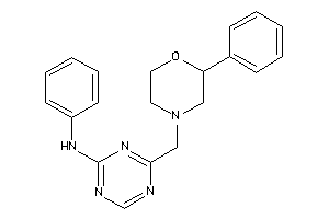 Phenyl-[4-[(2-phenylmorpholino)methyl]-s-triazin-2-yl]amine