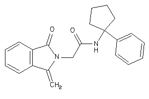 2-(1-keto-3-methylene-isoindolin-2-yl)-N-(1-phenylcyclopentyl)acetamide