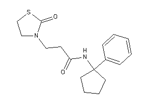 3-(2-ketothiazolidin-3-yl)-N-(1-phenylcyclopentyl)propionamide