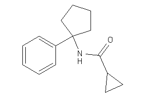Image of N-(1-phenylcyclopentyl)cyclopropanecarboxamide