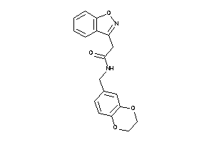 N-(2,3-dihydro-1,4-benzodioxin-6-ylmethyl)-2-indoxazen-3-yl-acetamide