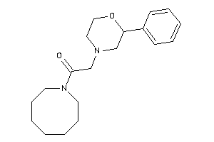 1-(azocan-1-yl)-2-(2-phenylmorpholino)ethanone