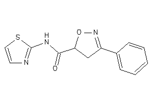 3-phenyl-N-thiazol-2-yl-2-isoxazoline-5-carboxamide