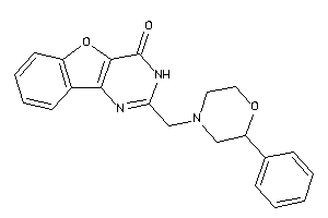 2-[(2-phenylmorpholino)methyl]-3H-benzofuro[3,2-d]pyrimidin-4-one