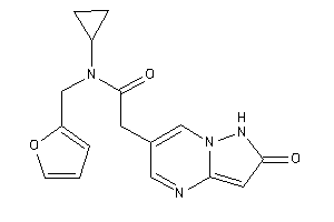 N-cyclopropyl-N-(2-furfuryl)-2-(2-keto-1H-pyrazolo[1,5-a]pyrimidin-6-yl)acetamide