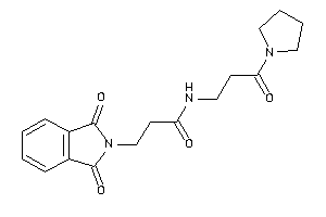 N-(3-keto-3-pyrrolidino-propyl)-3-phthalimido-propionamide