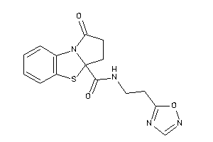 1-keto-N-[2-(1,2,4-oxadiazol-5-yl)ethyl]-2,3-dihydropyrrolo[2,1-b][1,3]benzothiazole-3a-carboxamide