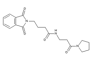 N-(3-keto-3-pyrrolidino-propyl)-4-phthalimido-butyramide