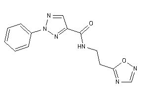 N-[2-(1,2,4-oxadiazol-5-yl)ethyl]-2-phenyl-triazole-4-carboxamide