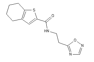 N-[2-(1,2,4-oxadiazol-5-yl)ethyl]-4,5,6,7-tetrahydrobenzothiophene-2-carboxamide