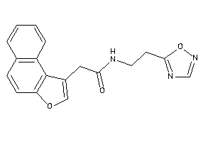 Image of 2-benzo[e]benzofuran-1-yl-N-[2-(1,2,4-oxadiazol-5-yl)ethyl]acetamide