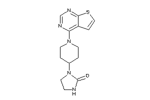 1-(1-thieno[2,3-d]pyrimidin-4-yl-4-piperidyl)-2-imidazolidinone