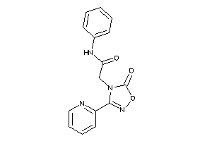 Image of 2-[5-keto-3-(2-pyridyl)-1,2,4-oxadiazol-4-yl]-N-phenyl-acetamide