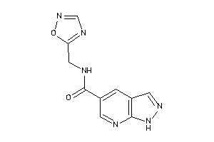 N-(1,2,4-oxadiazol-5-ylmethyl)-1H-pyrazolo[3,4-b]pyridine-5-carboxamide