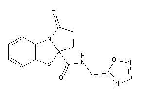 1-keto-N-(1,2,4-oxadiazol-5-ylmethyl)-2,3-dihydropyrrolo[2,1-b][1,3]benzothiazole-3a-carboxamide