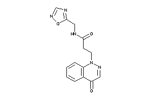 3-(4-ketocinnolin-1-yl)-N-(1,2,4-oxadiazol-5-ylmethyl)propionamide
