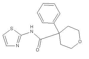 4-phenyl-N-thiazol-2-yl-tetrahydropyran-4-carboxamide