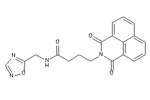 4-(diketoBLAHyl)-N-(1,2,4-oxadiazol-5-ylmethyl)butyramide